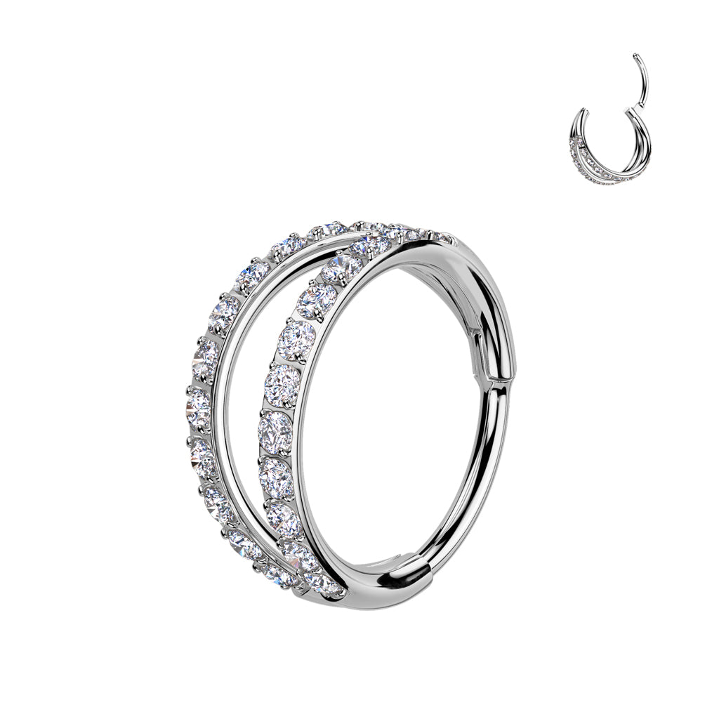 TITANIUM DOBLE HOOP