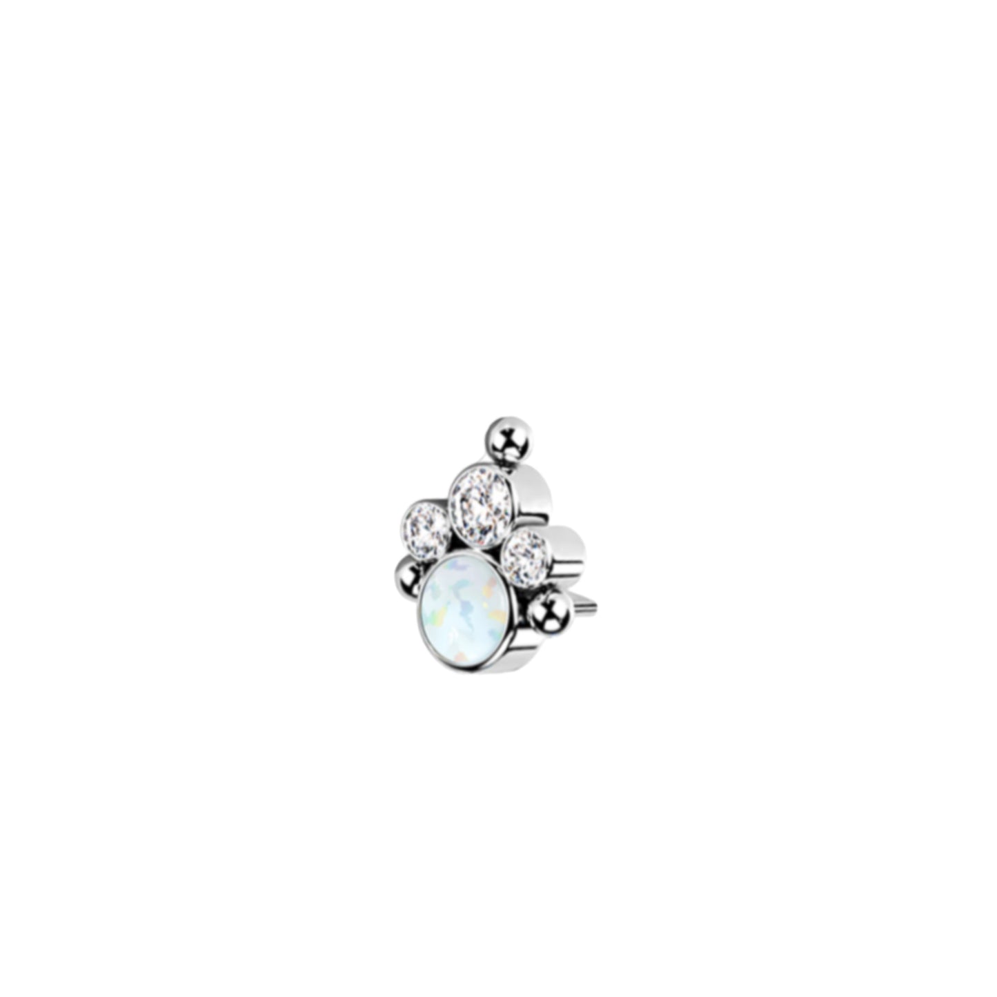TOP CON CUENTAS DE CZ Y OPAL TITANIO