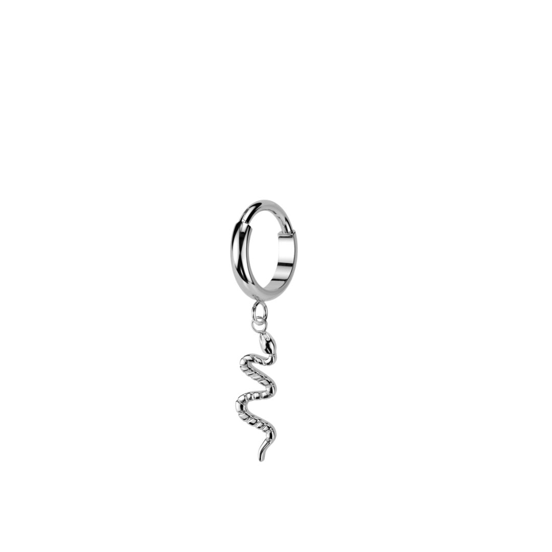 TITANIUM SNAKE CHAIN AND CHARM CLICKER