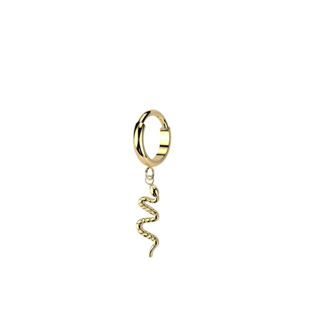 TITANIUM SNAKE CHAIN AND CHARM CLICKER