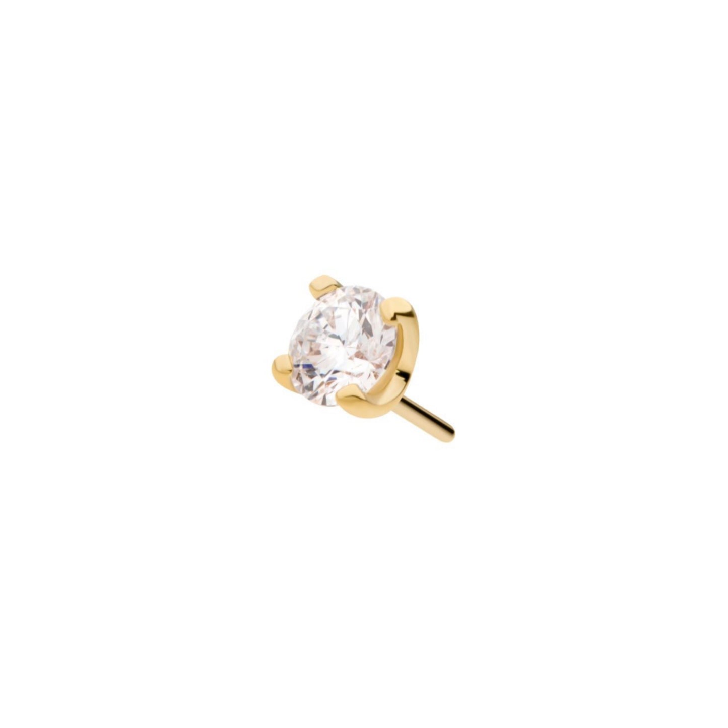 14KT LITTLE GENUINE DIAMOND