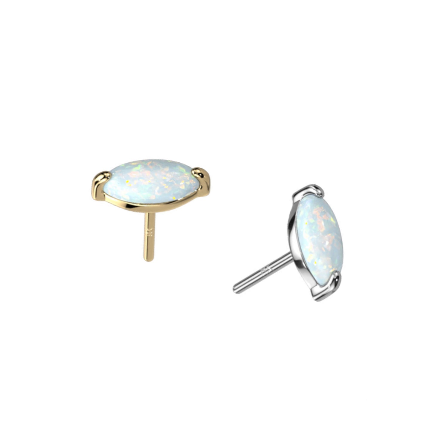 14KT OVAL OPAL