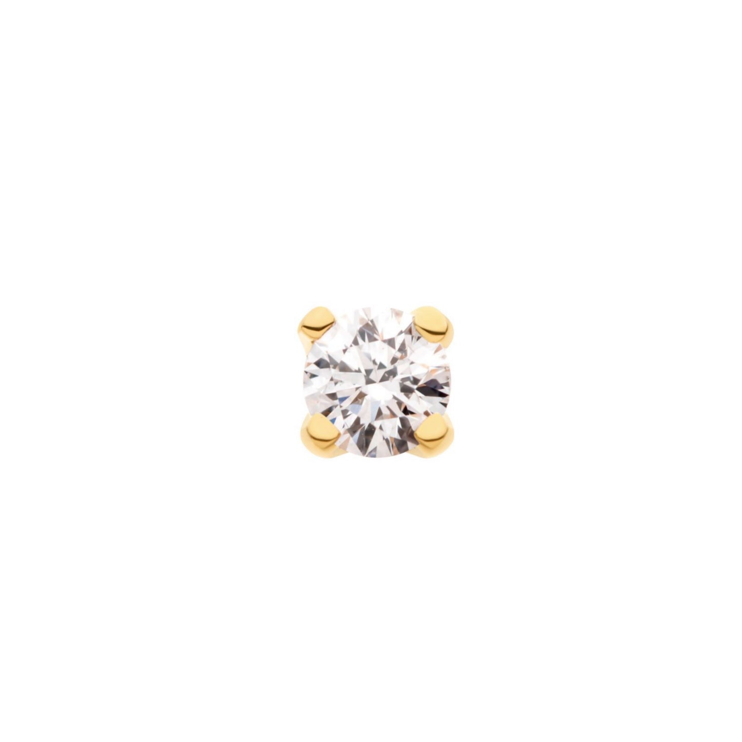 14KT LITTLE GENUINE DIAMOND