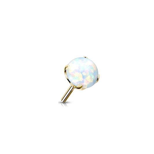 14KT LITTLE WHITE OPAL